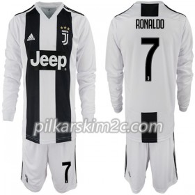 Koszulka Juventus Ronaldo 7 Dziecięca Główna 2018-2019 - Koszulki Piłkarskie(L/S)